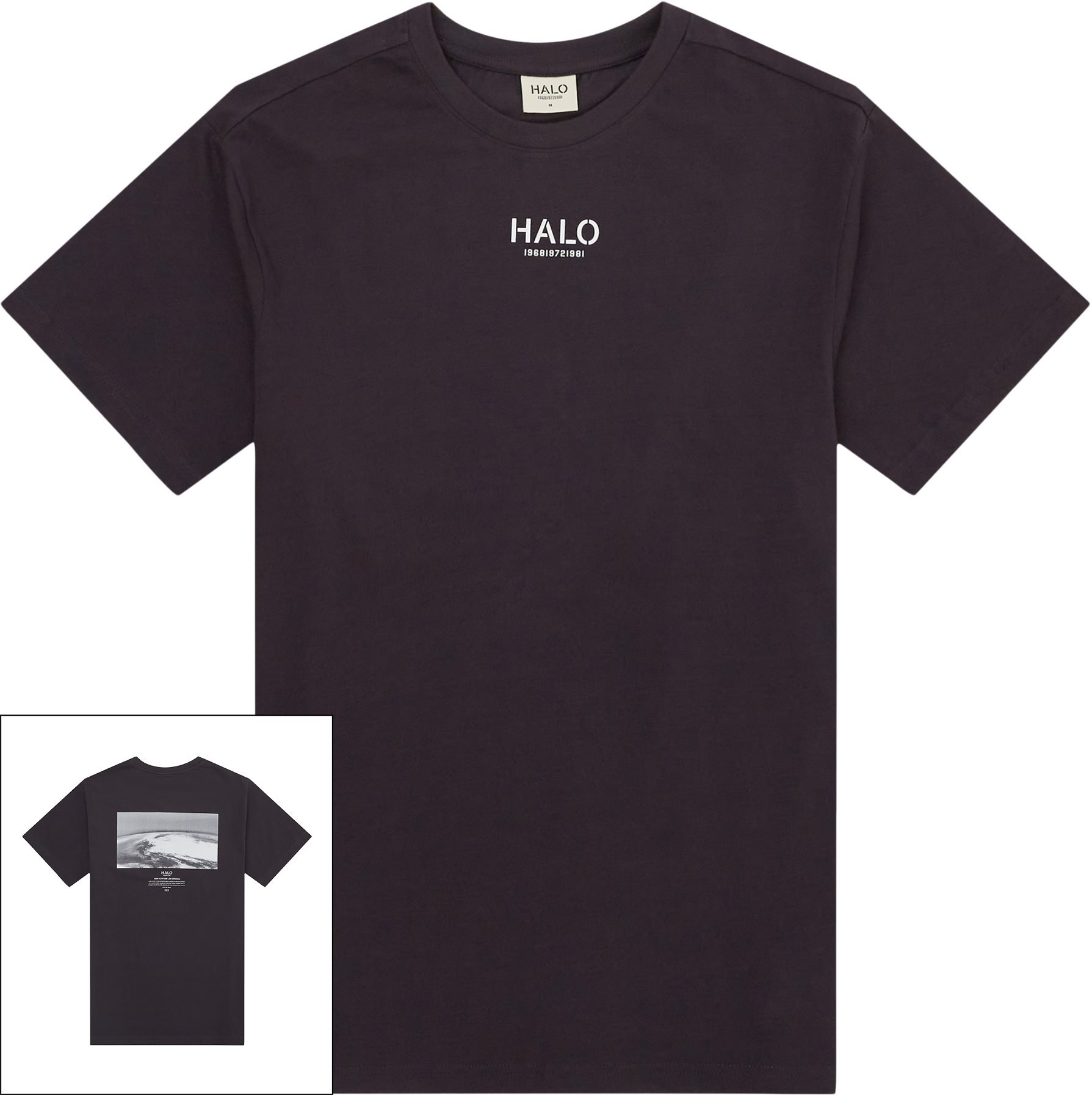 HALO T-shirts PHOTO GRAPHIC T-SHIRT 610490 Black